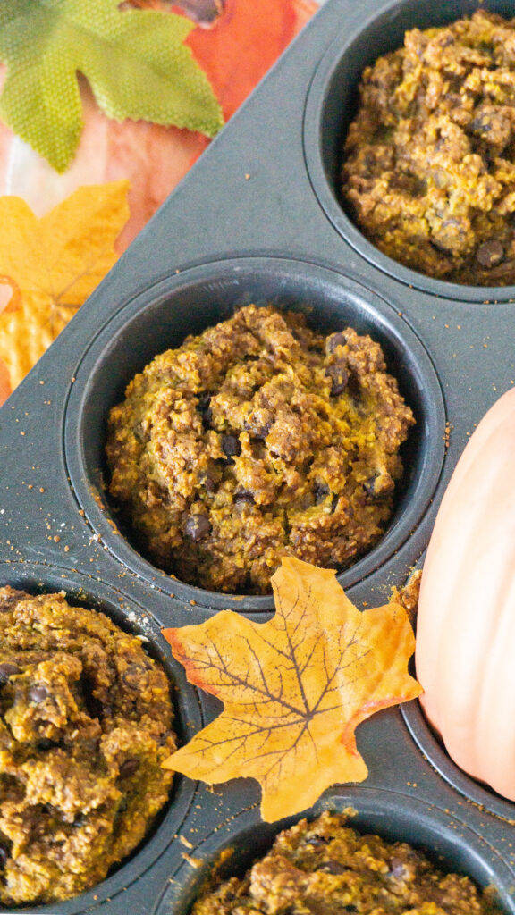 gluten-free, Vegan healthy pumpkin muffin recipe