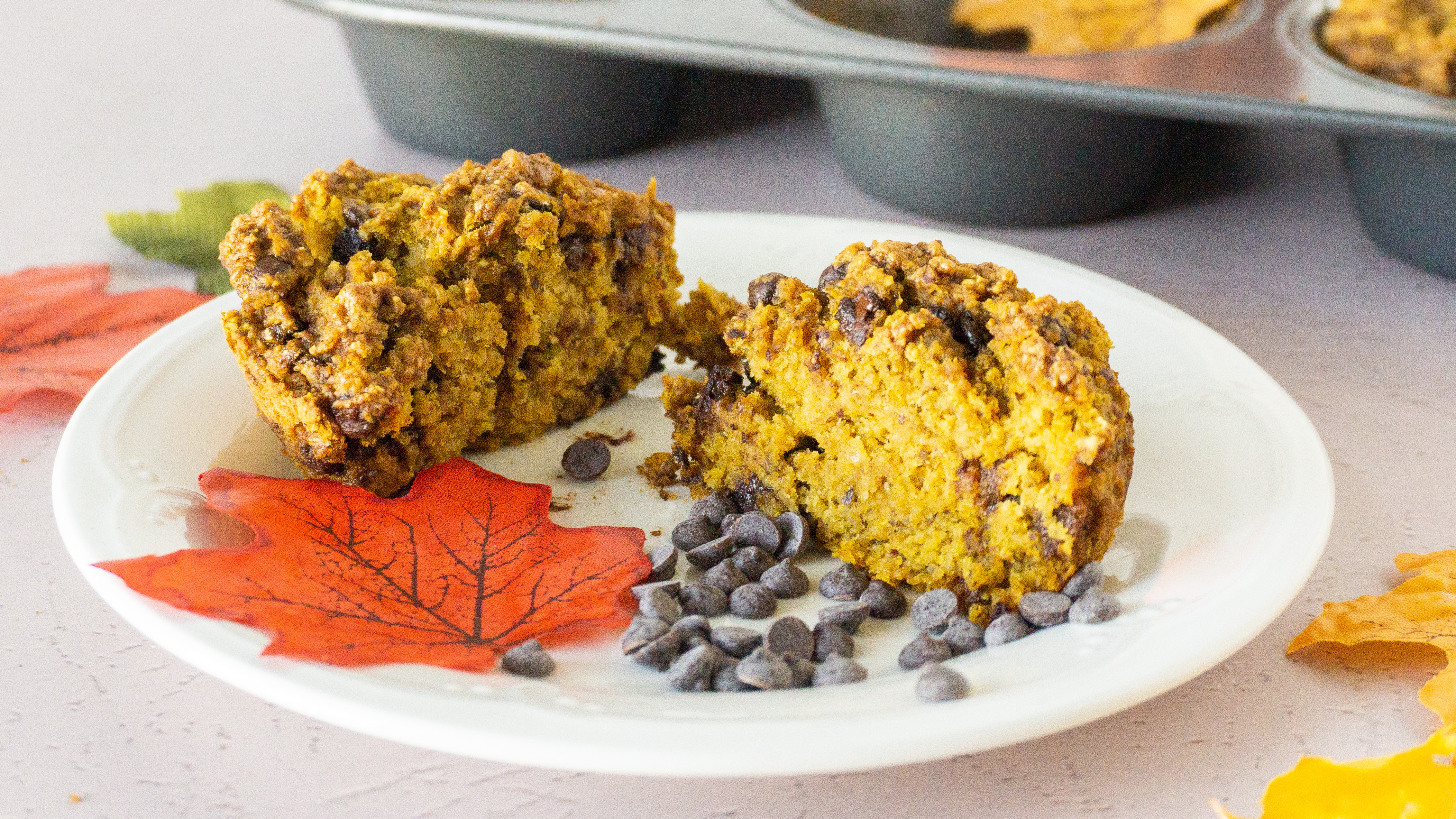 gluten-free, Vegan pumpkin muffin recipe