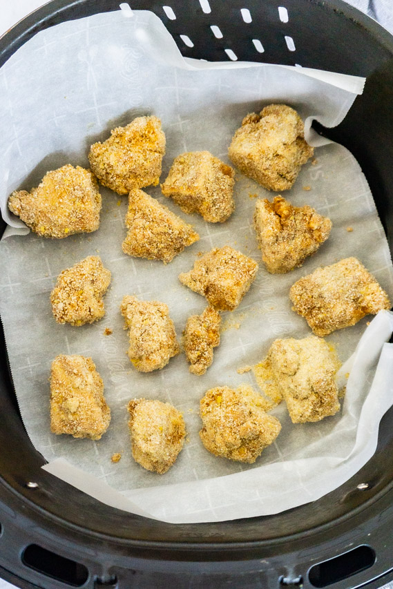 add tofu nuggets to air fryers