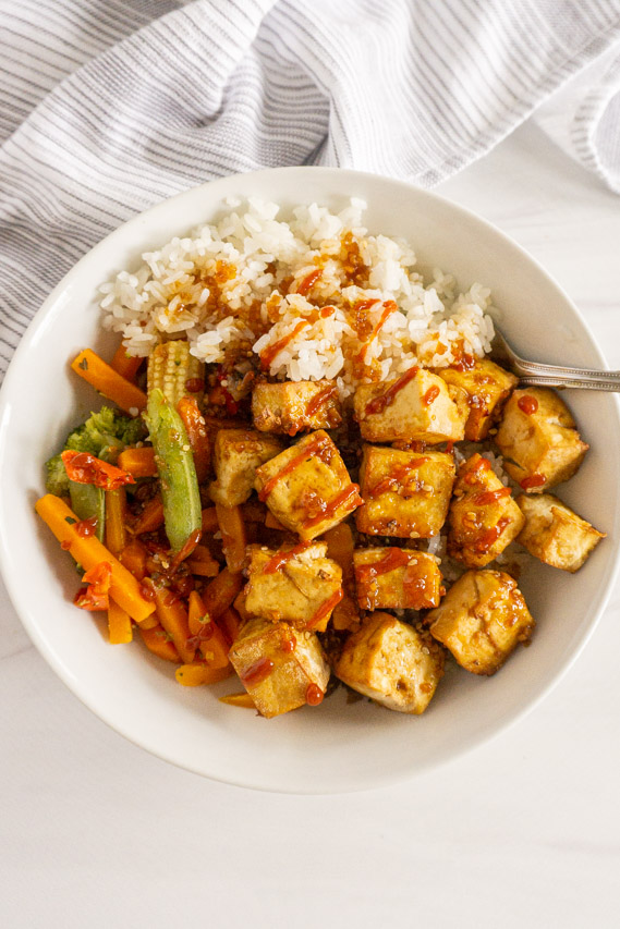 Air Fryer Teriyaki Tofu Recipe