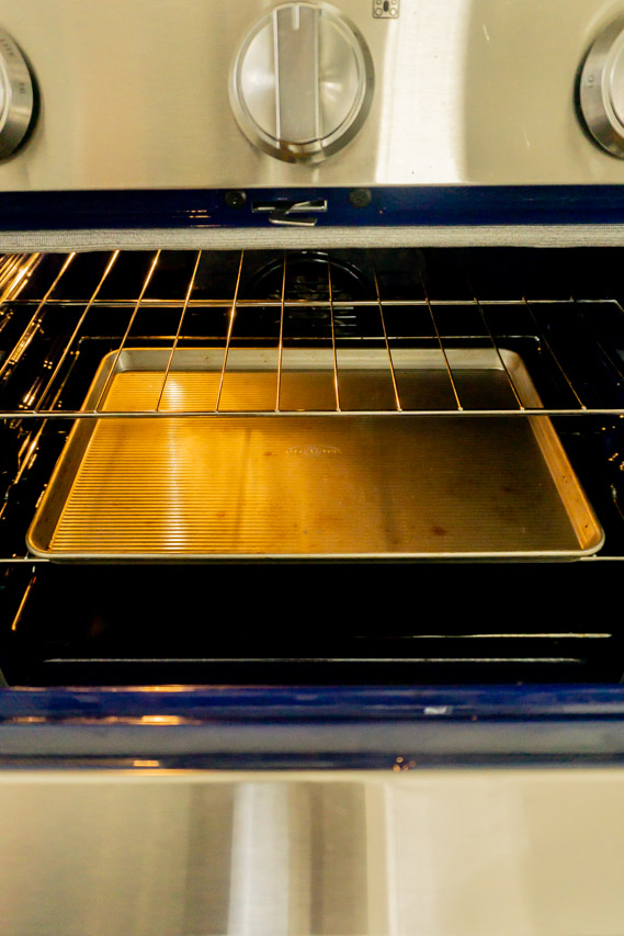 preheat oven for the recipe