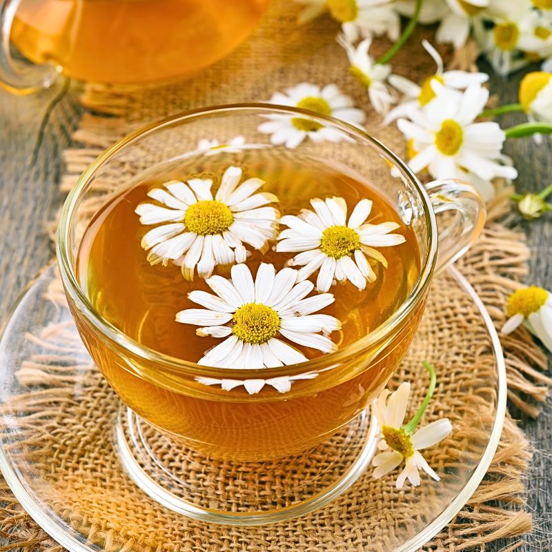 Soothing Chamomile Tea For Fever, Flu, And More