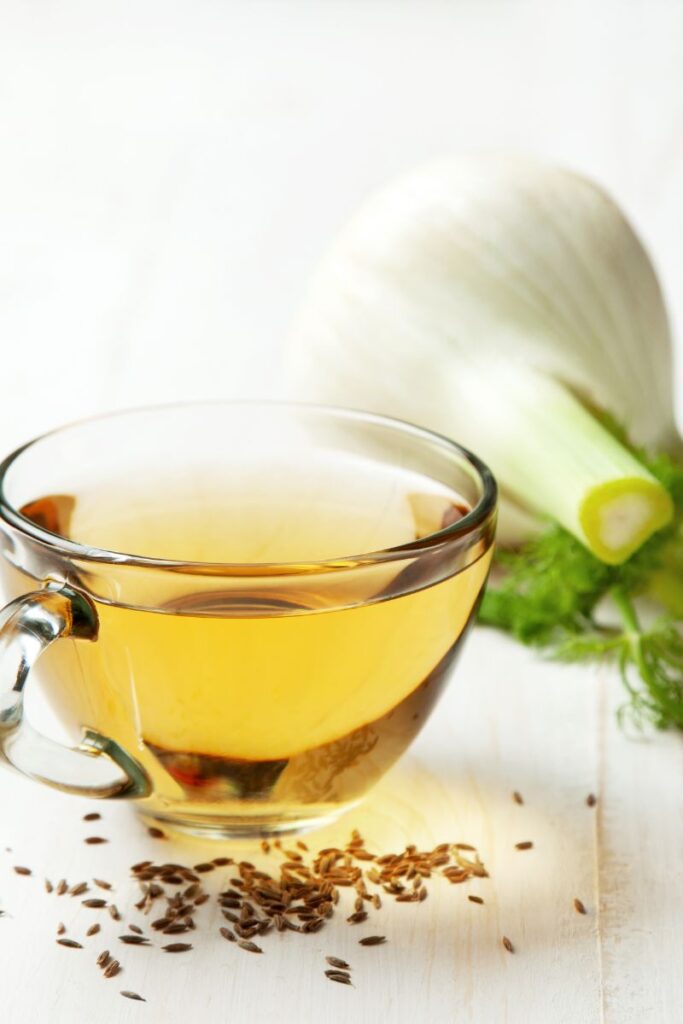 fennel tea for upset stomach or nausea
