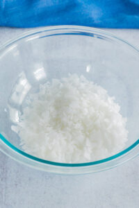 magnesium chloride flakes in bowl