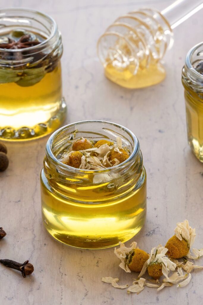 herbal infused honey for strep 
