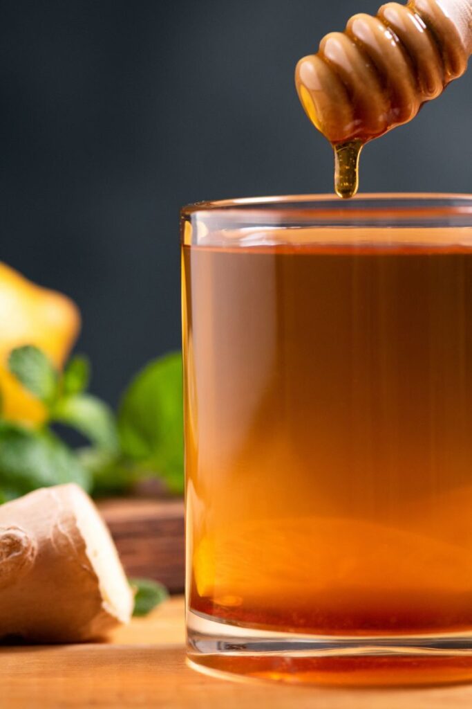 raw honey for strep throat 